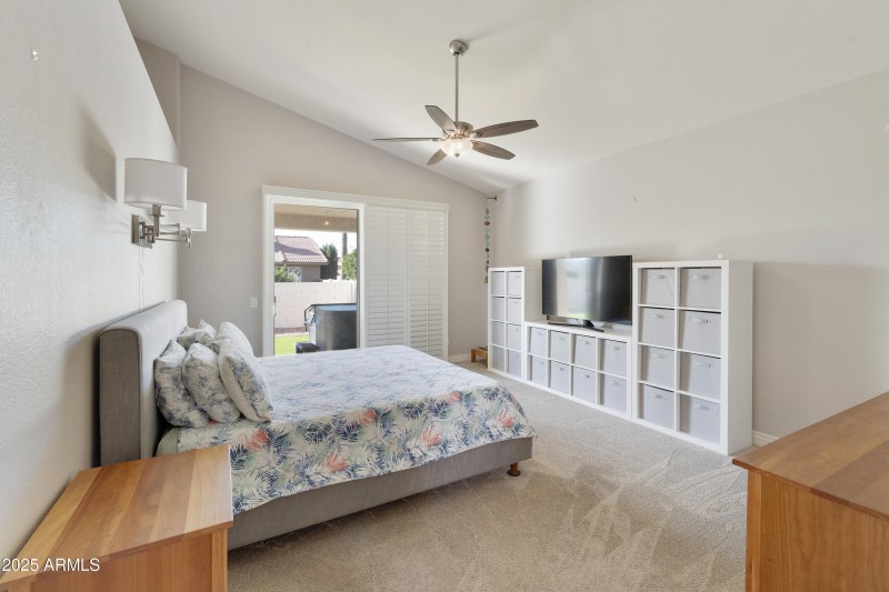 Primary Suite with patio access