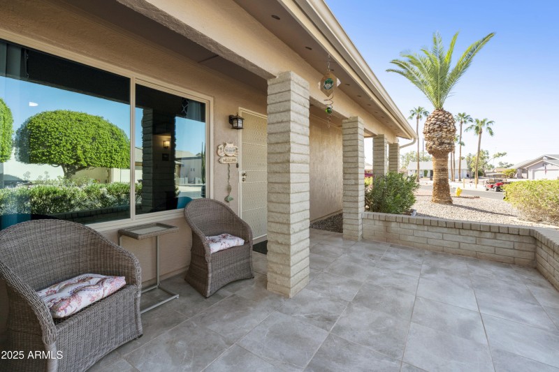 Front Tiled Patio