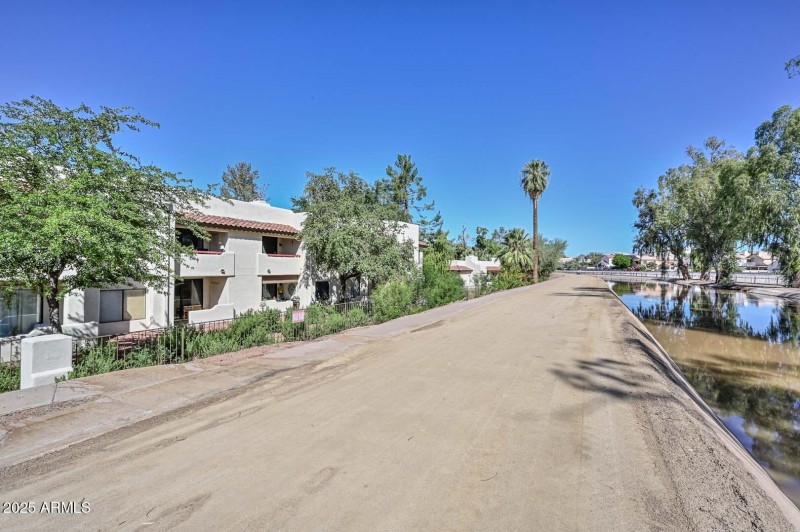 Adjacent Walking Path