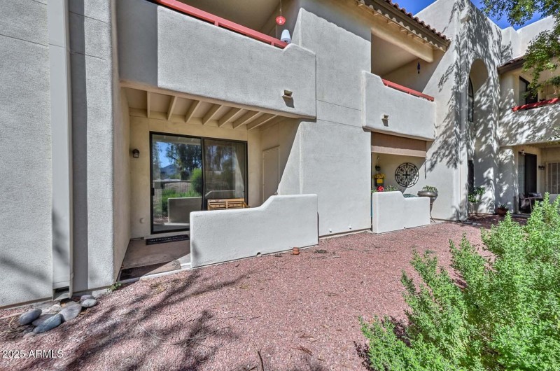 Rear View-Patio