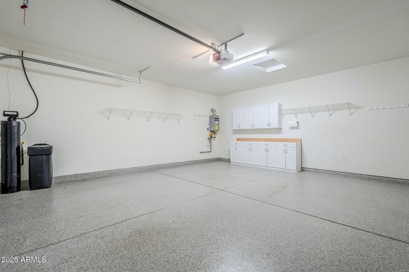 Spacious 2-Car Garage w/Epoxy Flooring