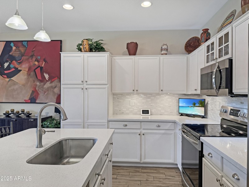 Open Kitchen with lots of Cabinets