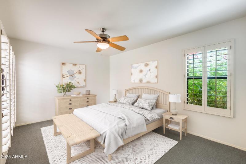 Secondary Bedroom Staged