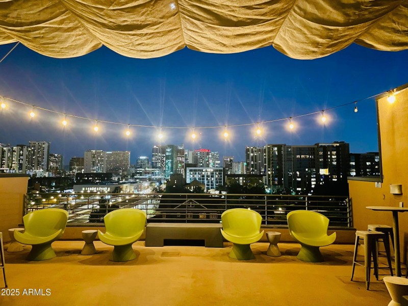 Upstairs deck