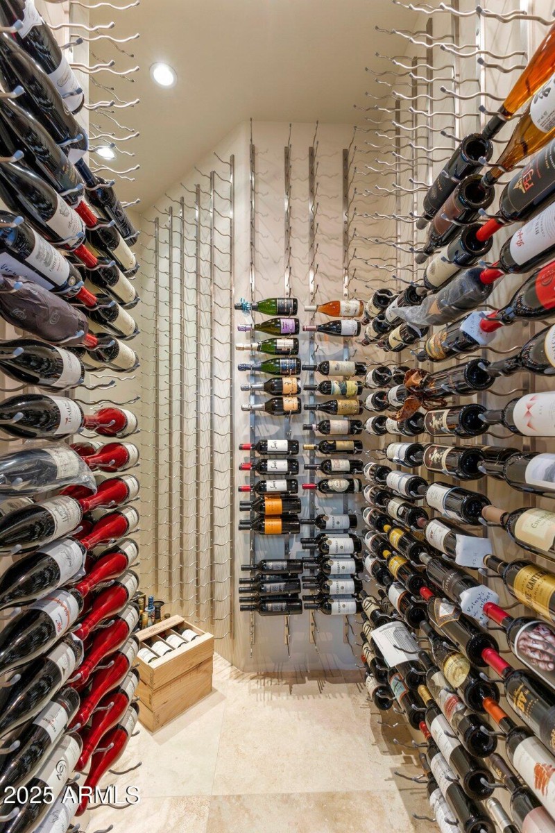 Spacious Wine Closet