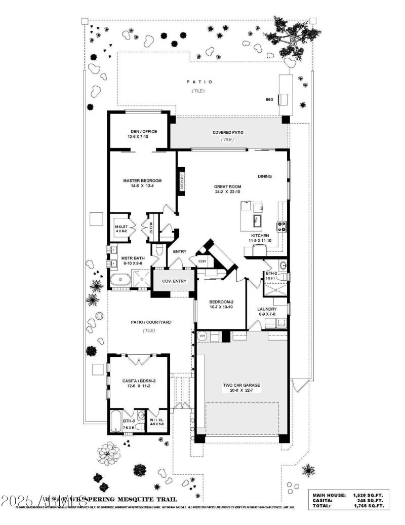 6936 East Whispering Mesquite Trail - Fl