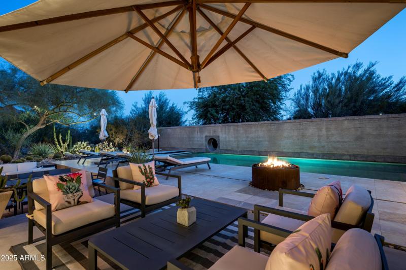 Private outdoor living