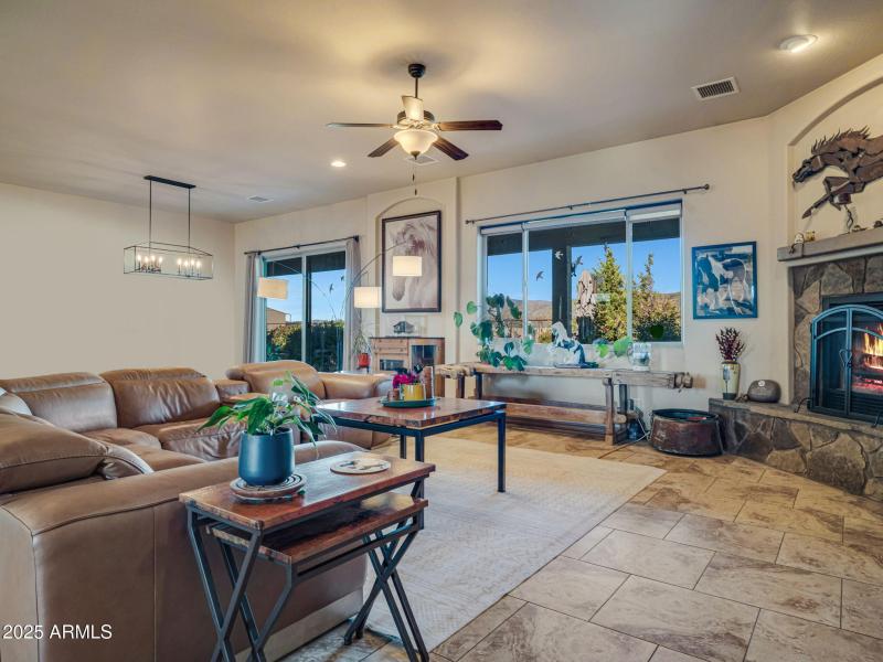 Living room looking toward dining