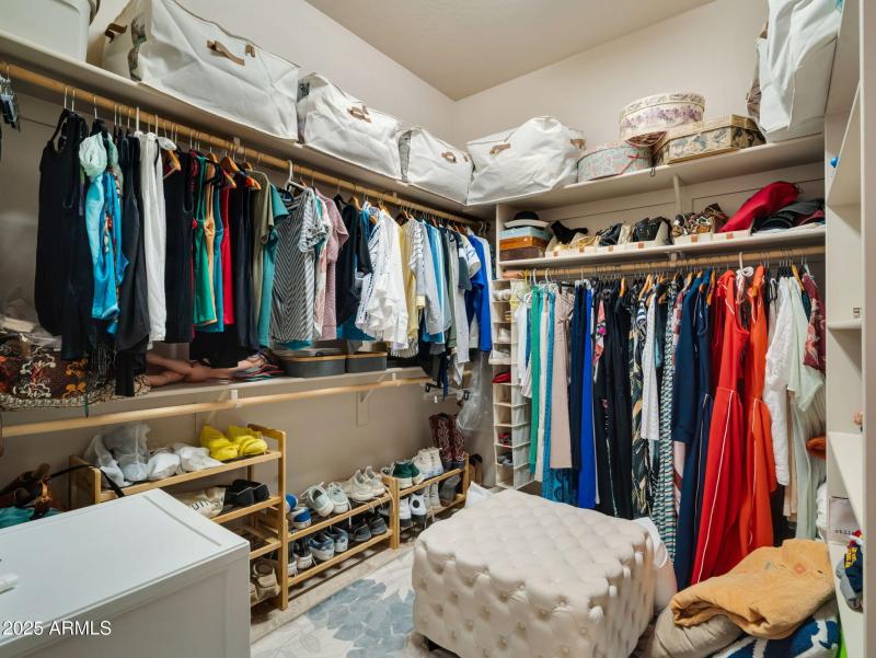 Owners suite walk in closet