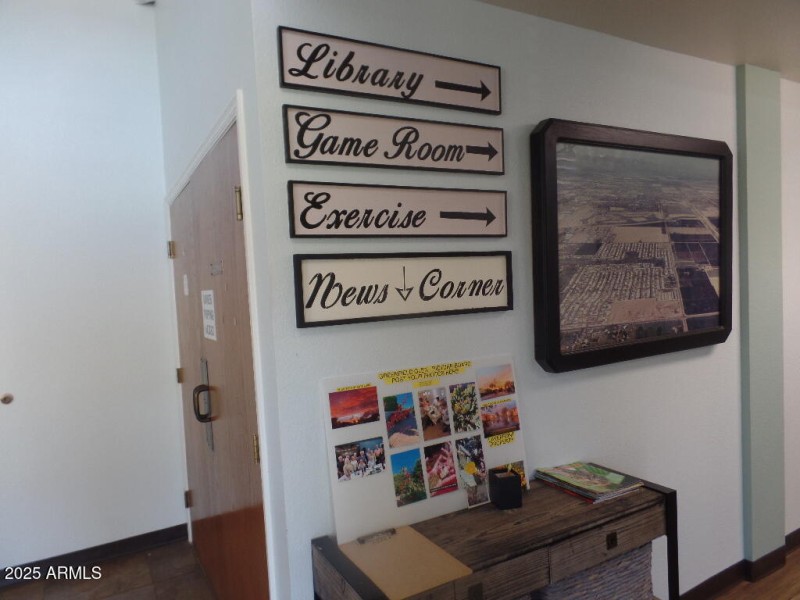 Way finding signs...