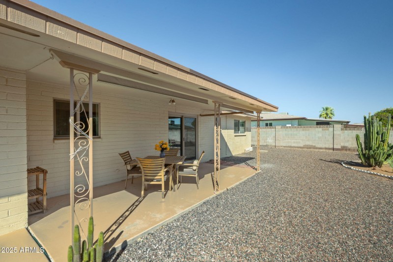 Outdoor living space