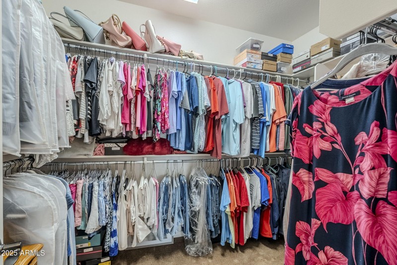 Primary closet