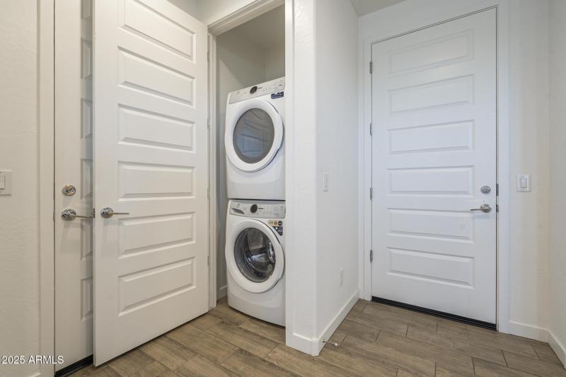 Washer and Dryer stay with the home!