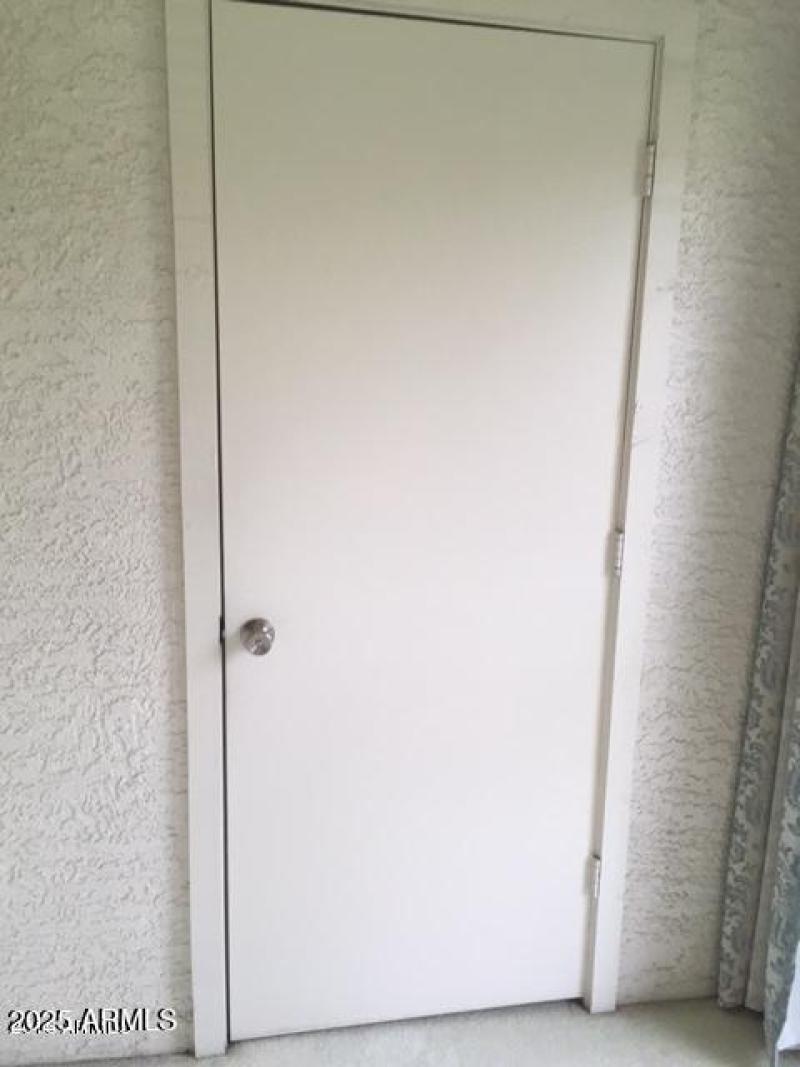 storage closet in AZ room