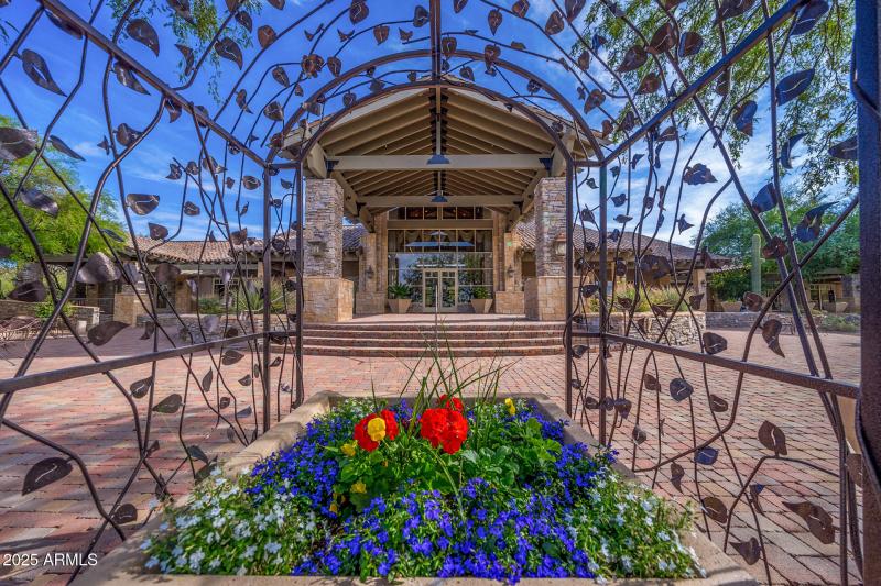 Clubhouse entrance view