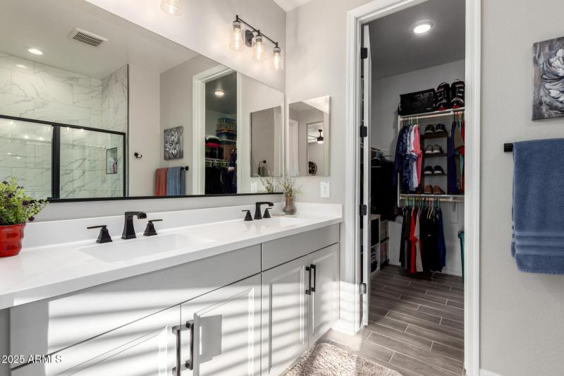 Primary Ensuite Bath with Dual Sinks
