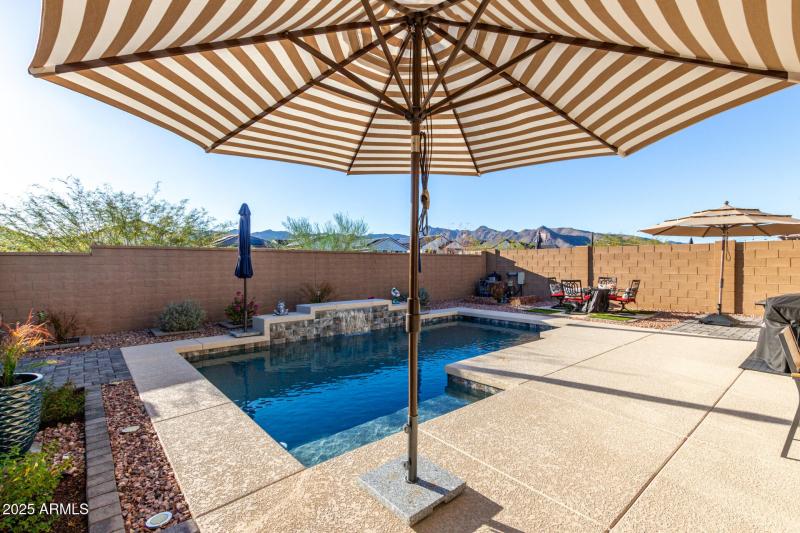 Sparkling Pool with Mountain Views