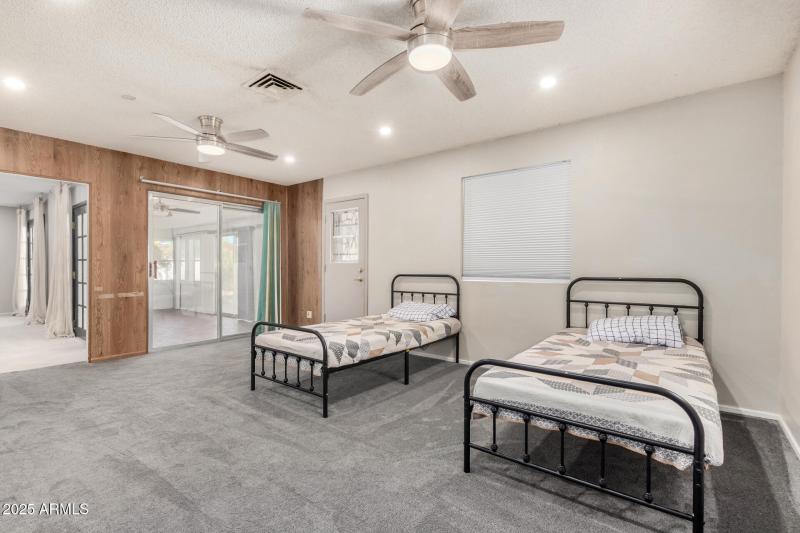 Bedroom 3 with Backyard Access