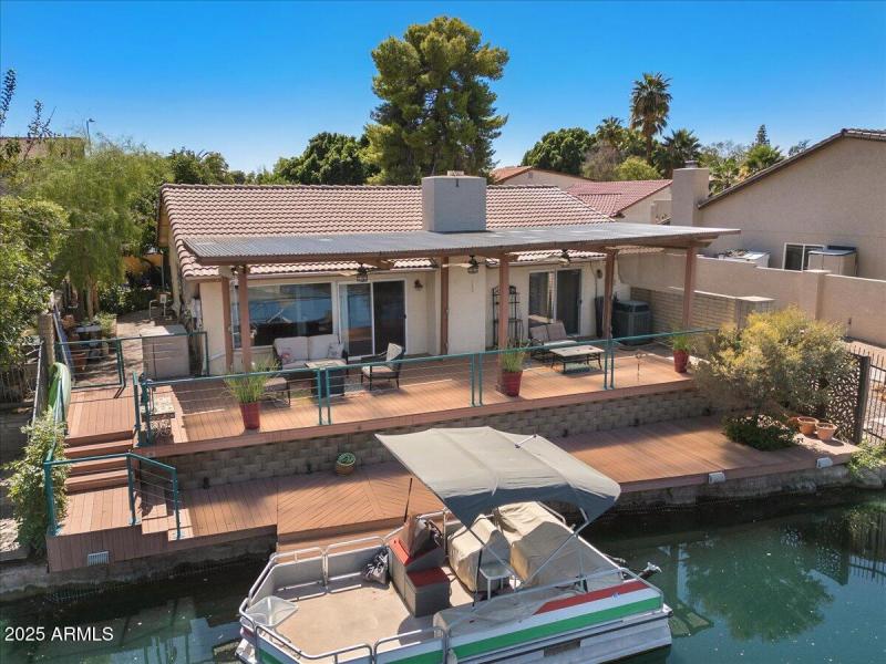 4-Aerial back of home