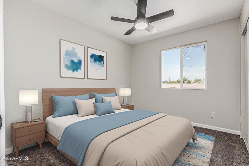 2nd bedroom Virtually staged