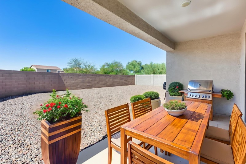 Back Patio - Virtually Staged