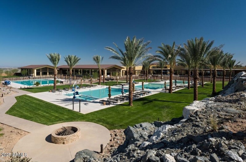 VICTORY POOLS AND FIRE-PIT