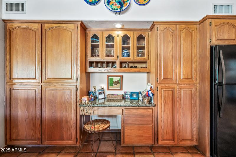 Custom cabinetry throughout the home