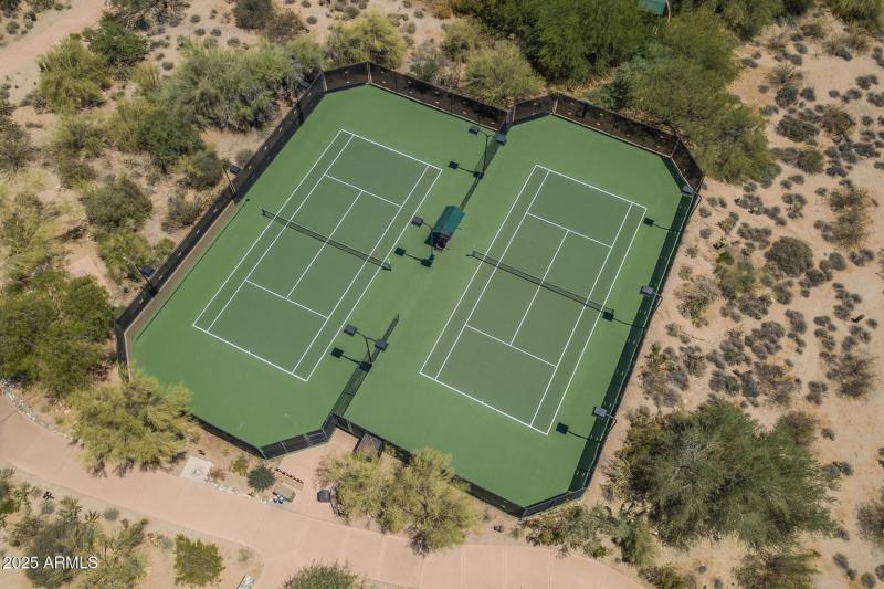 E) TENNIS COURTS