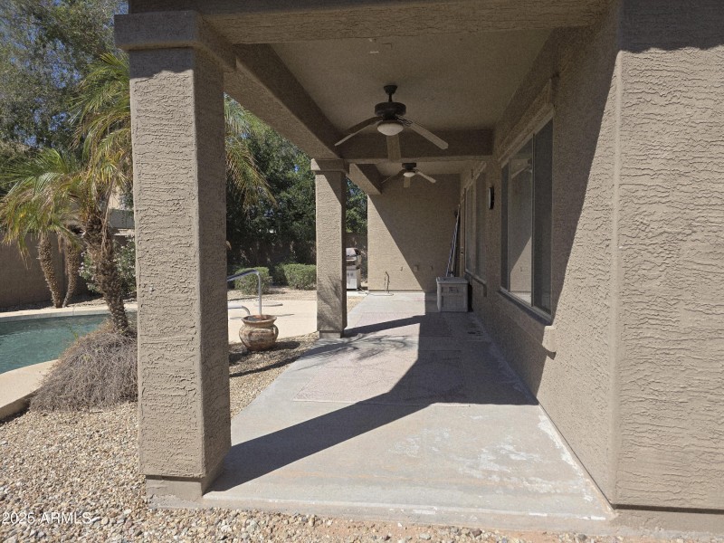 Covered Back Patio