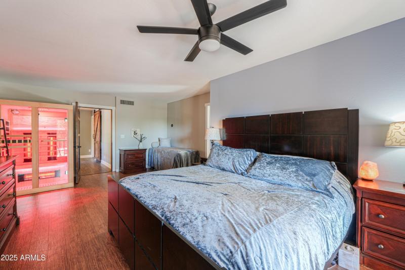 Primary Bedroom with Sauna