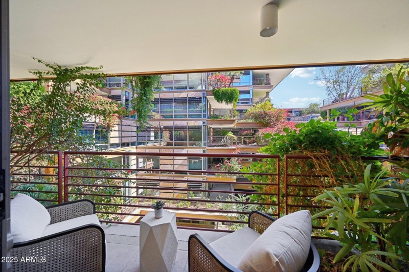 Terrace facing east