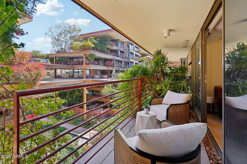 Terrace seating area