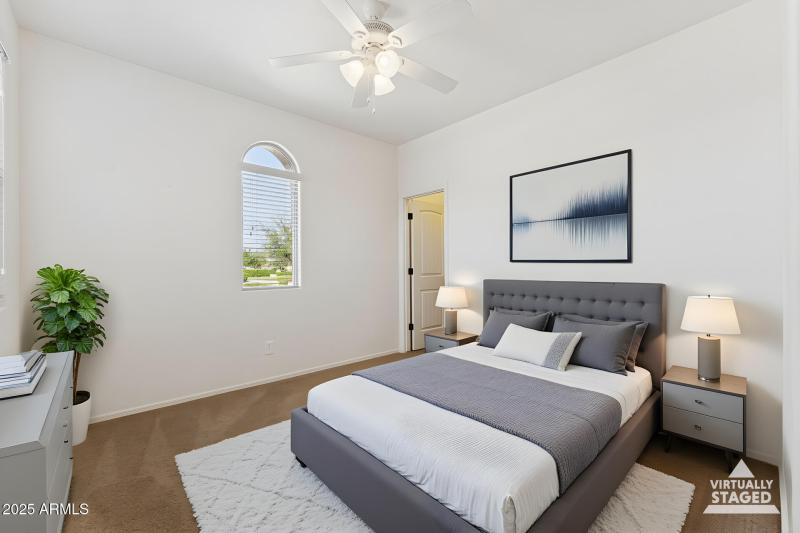 Bedroom 1 (staged)