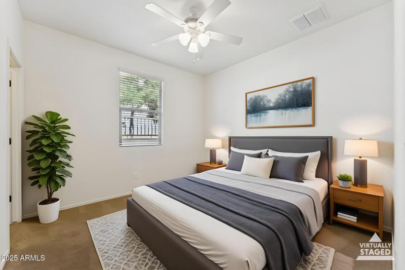 Bedroom 2 (staged)