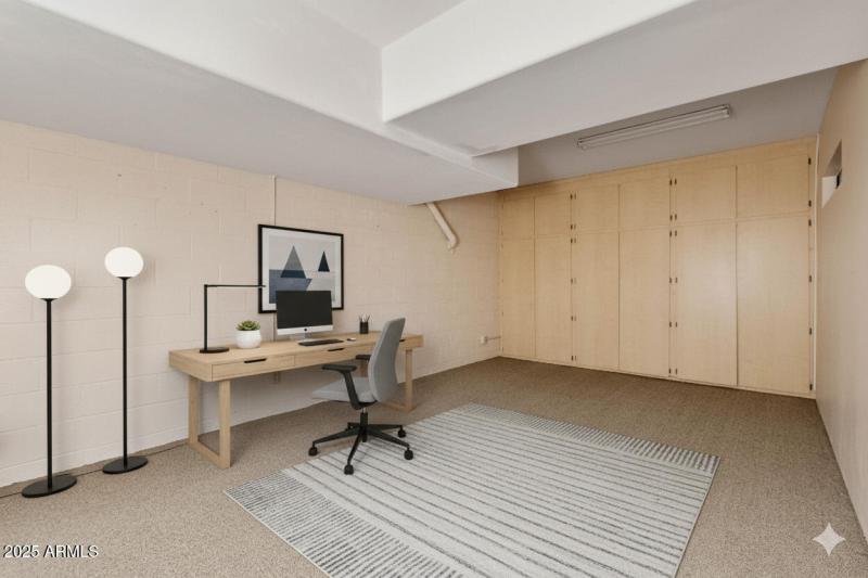 Bonus room staged