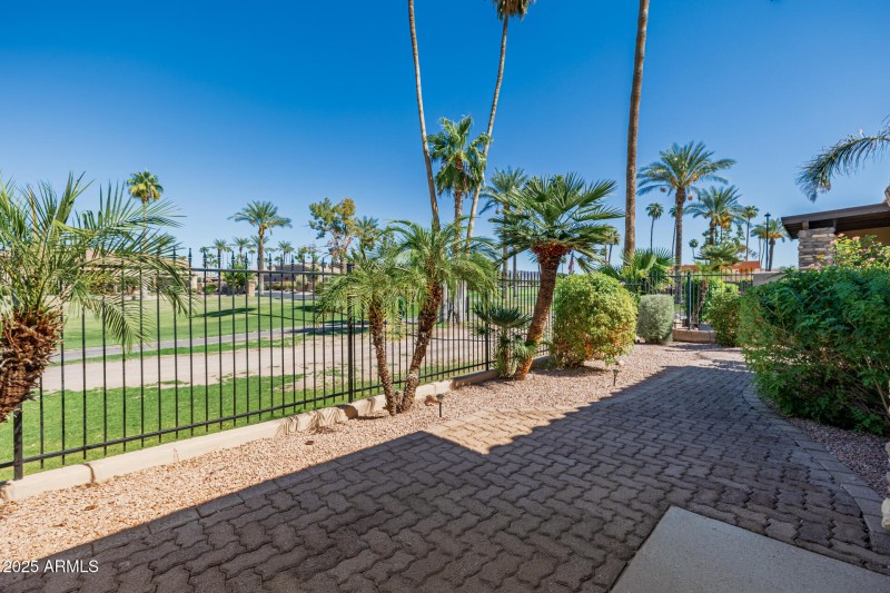 Extended patios with views