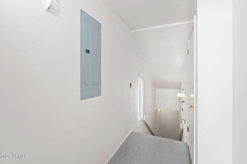 Staircase to Garage, TONS OF STORAGE!