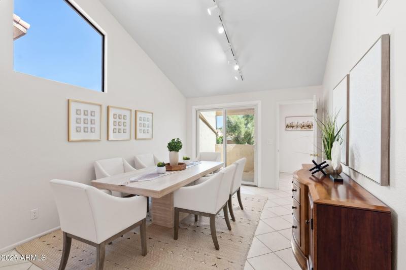 Generous Dining Room w Patio