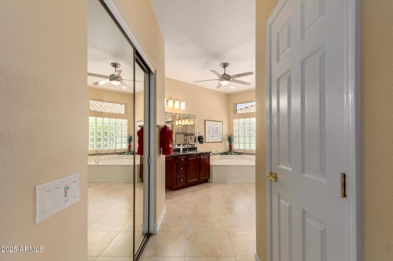 Master Bath Entrance Closet