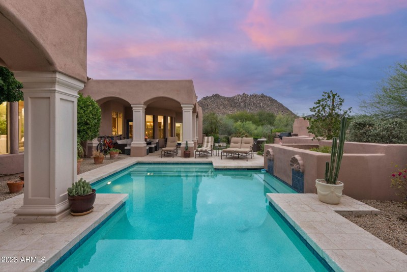 Backyard with fabulous views
