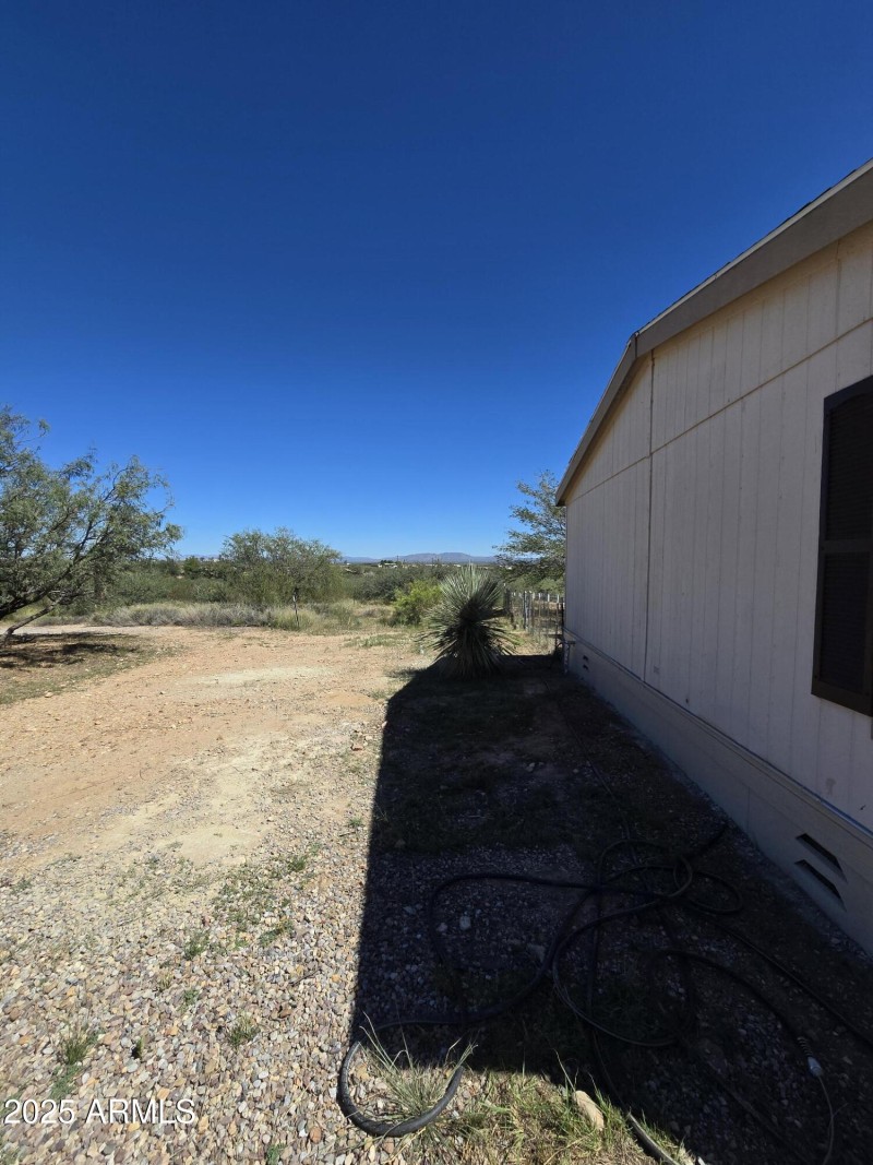 North side of home