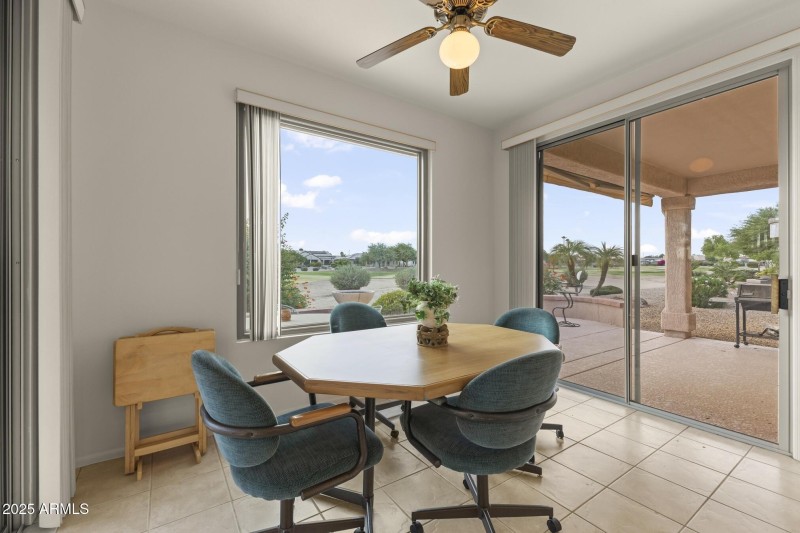 Sunny Dining Nook with Patio Access