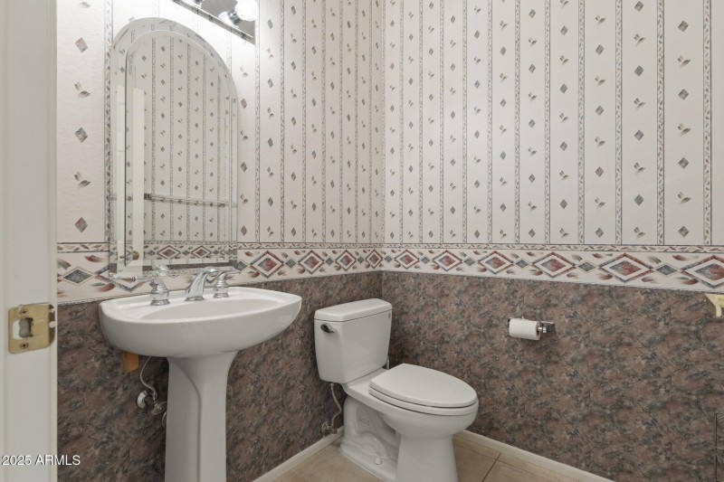 Guest Powder Room with Character