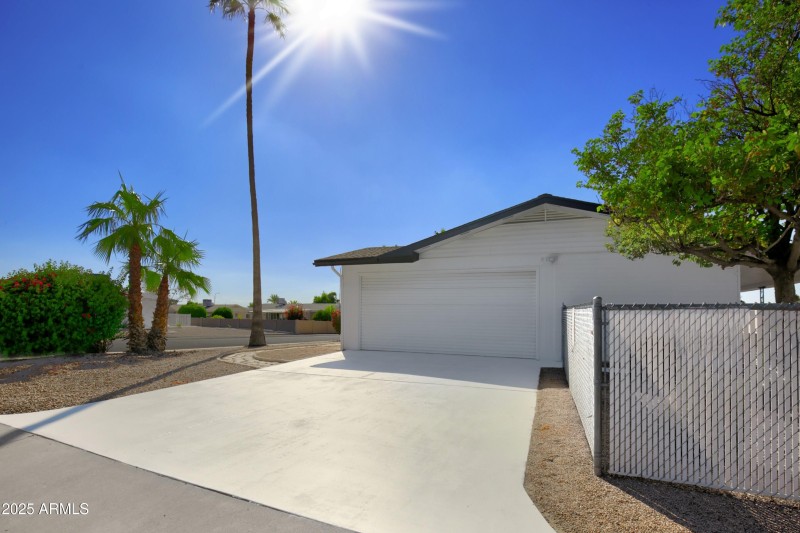 Two car garage