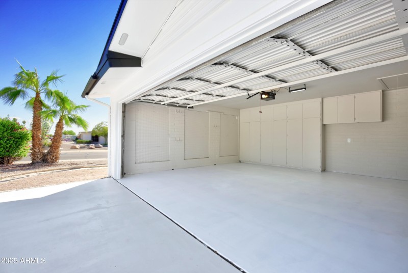 Two car garage
