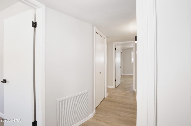 Hall storage closet