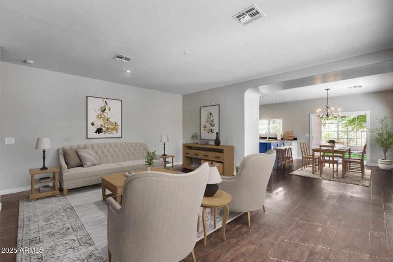 1 - Living room & Dining room by the kit