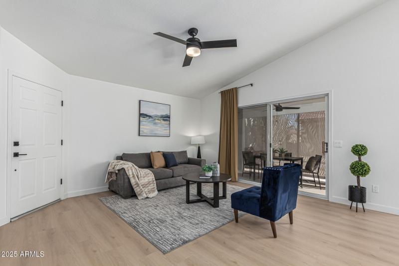 View from breakfast bar