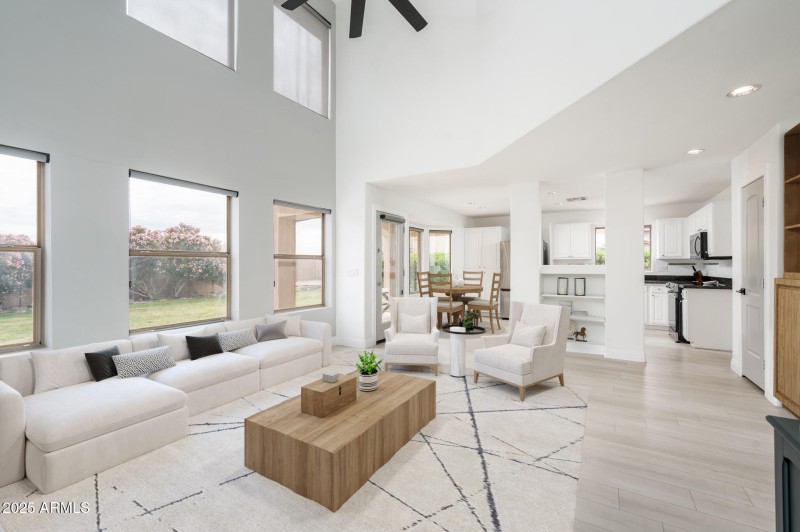 Le Marche Kitchen and LIving Room