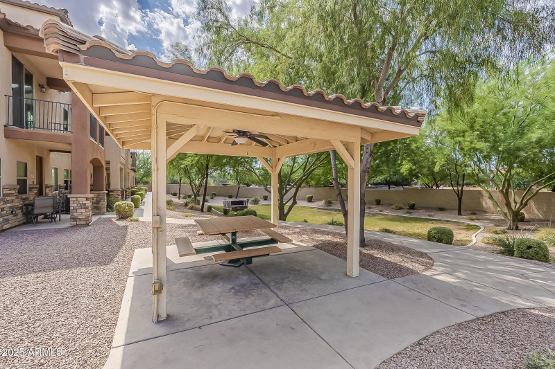 42-Community pergula and BBQ area